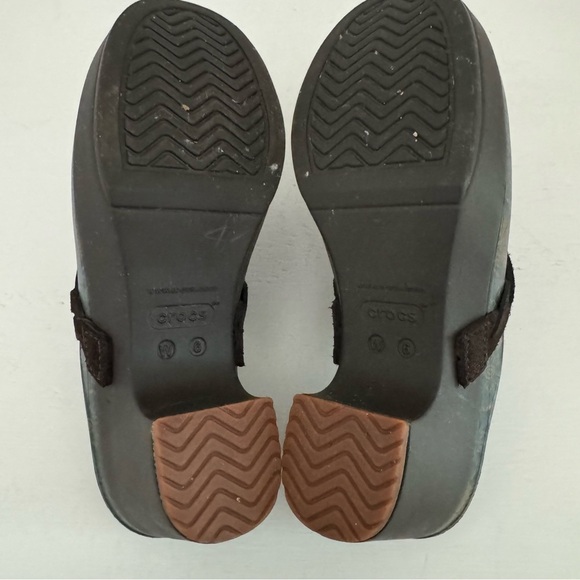 Crocs Sarah Floral Slip On Clogs Mules Heels Comfort Shoes Braided Strap… - Picture 10 of 13